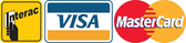 Interact, Visa, MasterCard